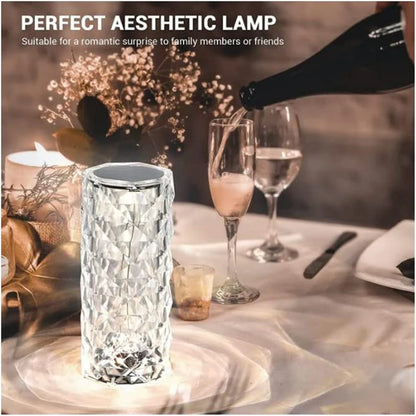 Crystal LED table lamp