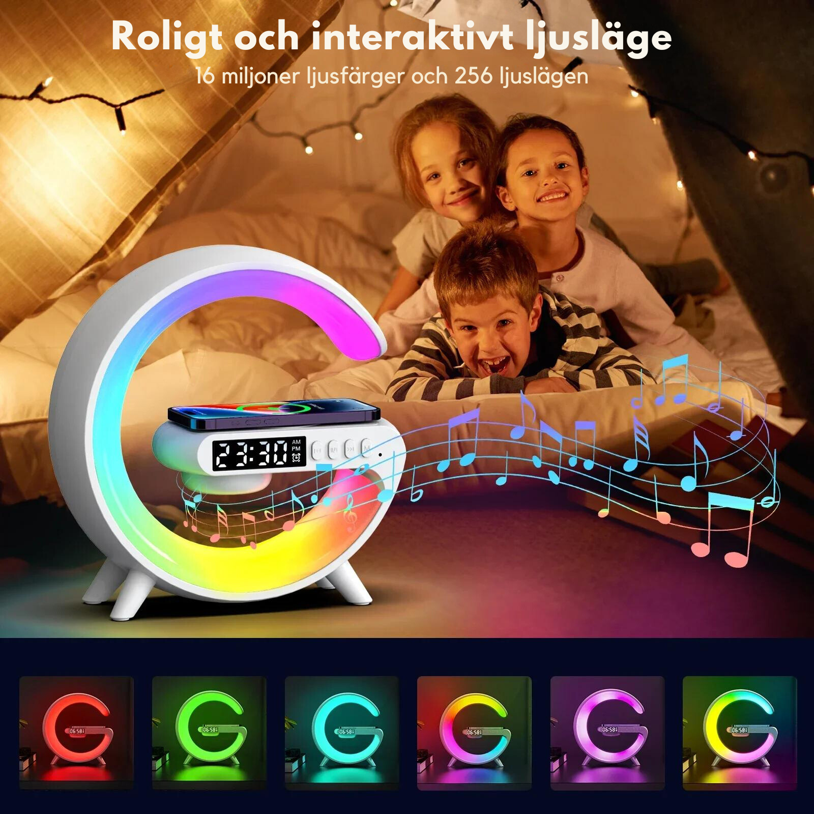 RGB trådlös BT-laddning