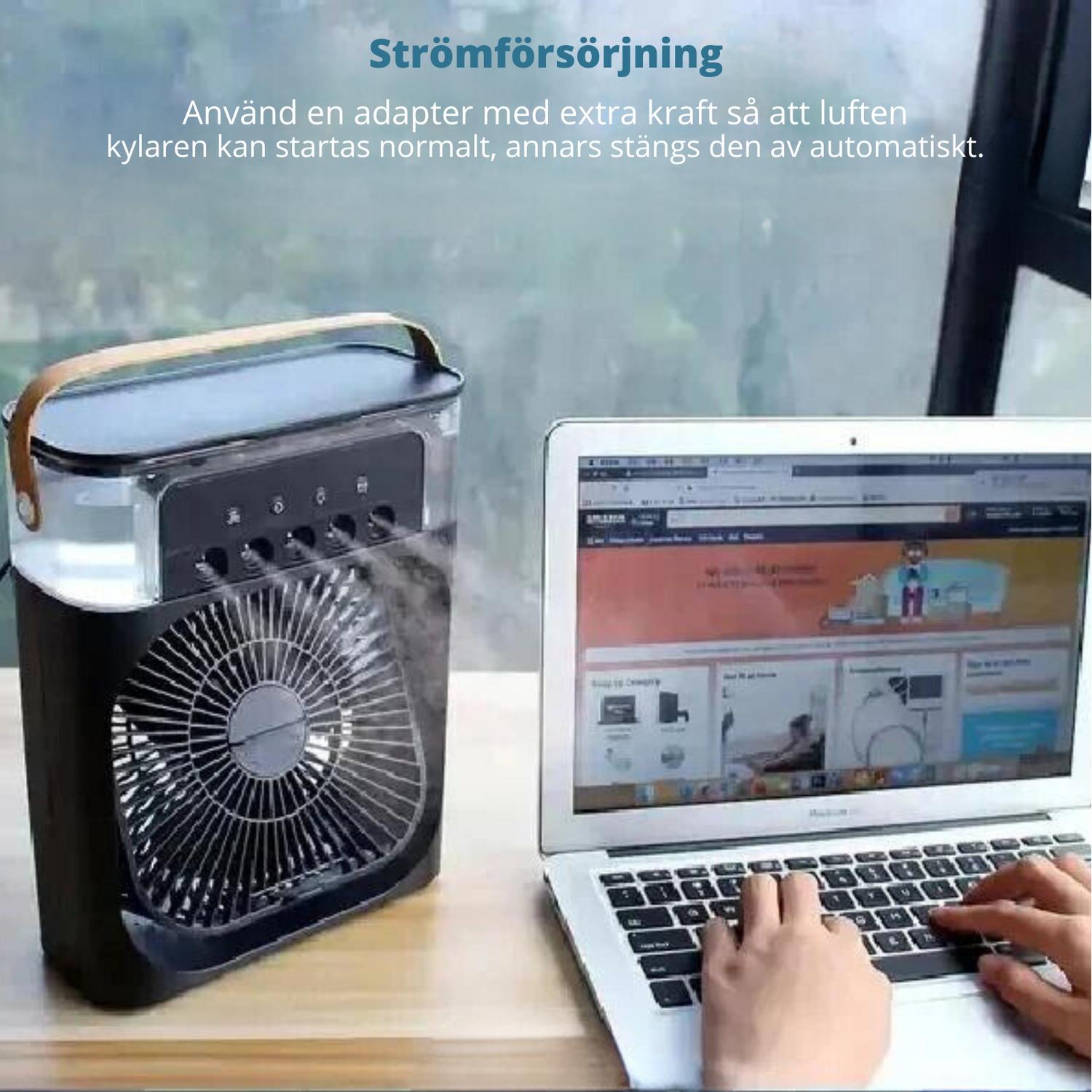 Portable water air conditioner